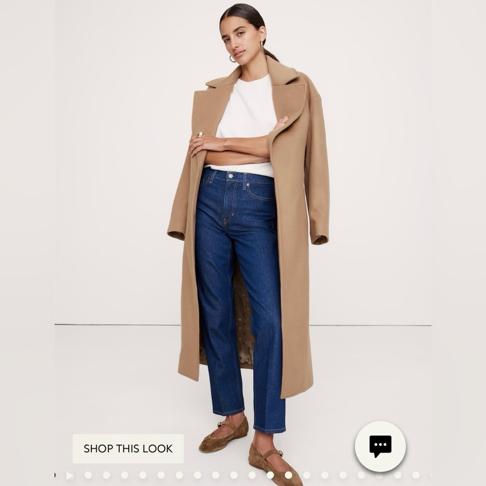 Banana Republic high rise straight jean size 25